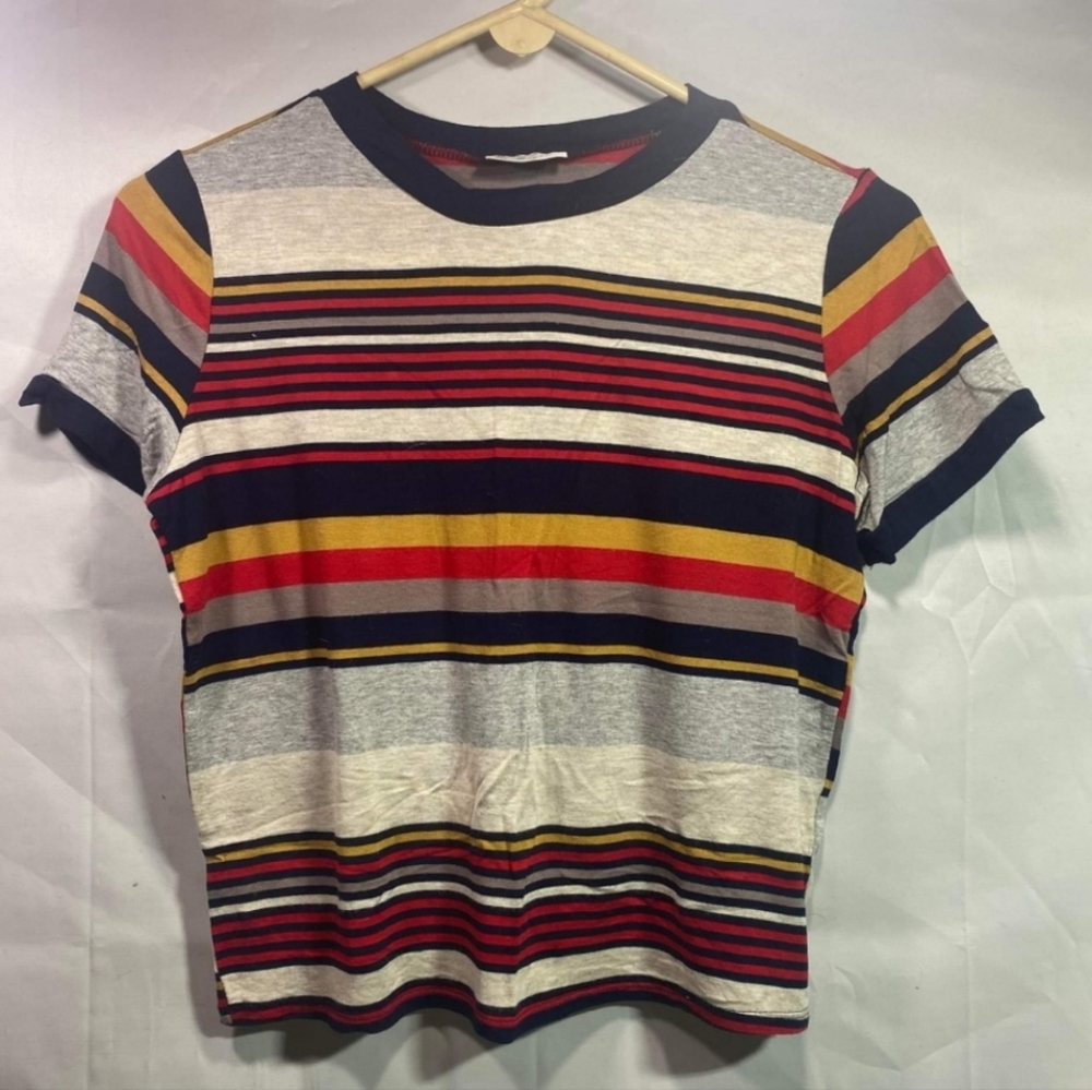 Multicolor striped top